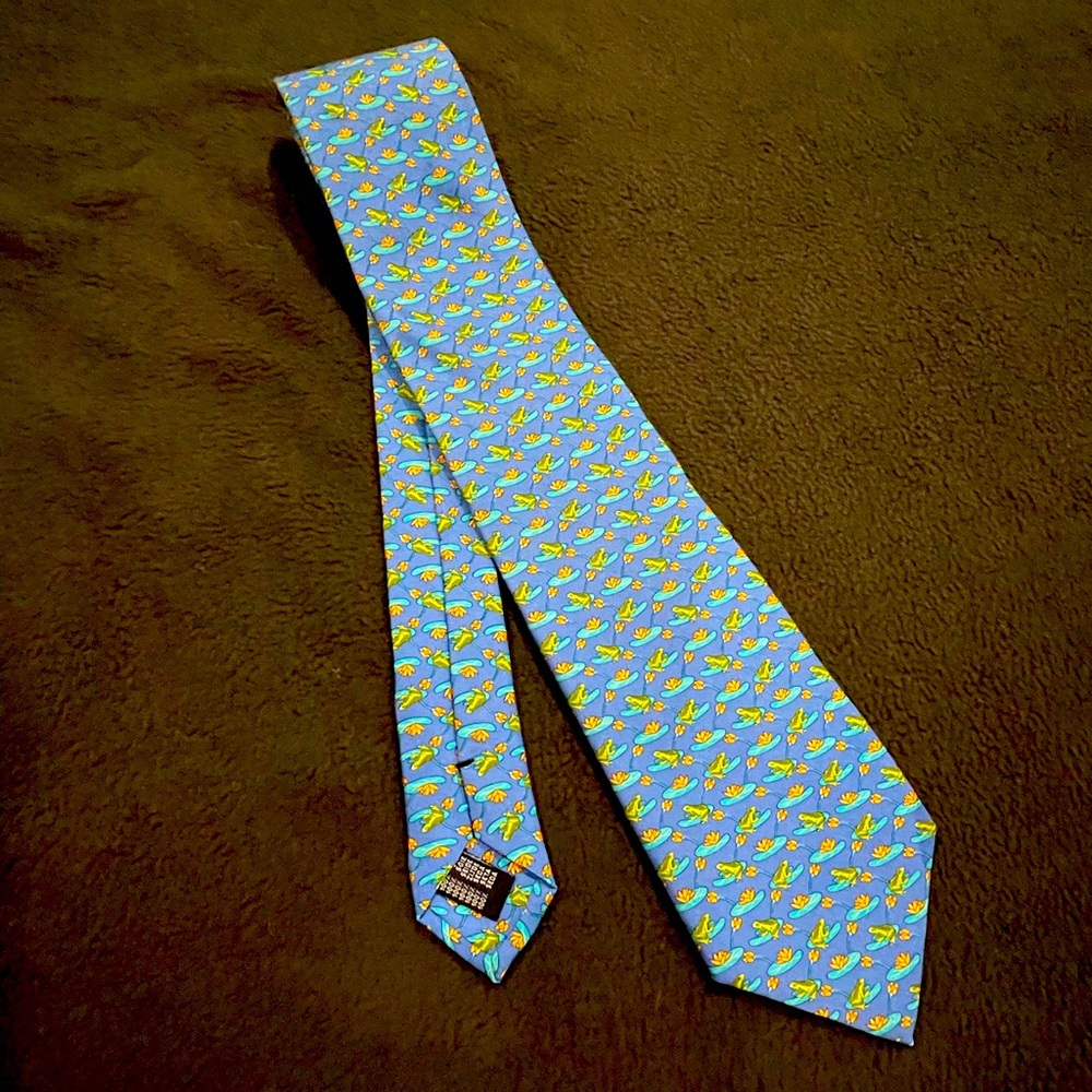 HMS men’s blue dress tie.